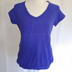 NWT Calvin Klein Blue Exercise Work Out Top